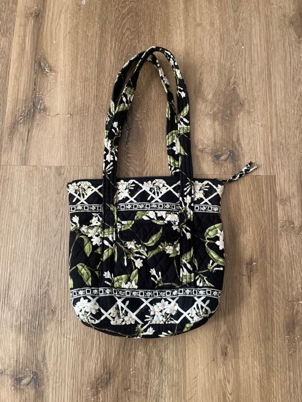 Vera Bradley vintage Tote Jasmin Bloom pattern